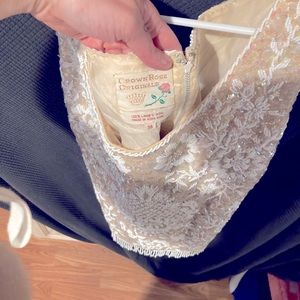 Heavy beaded vintage top